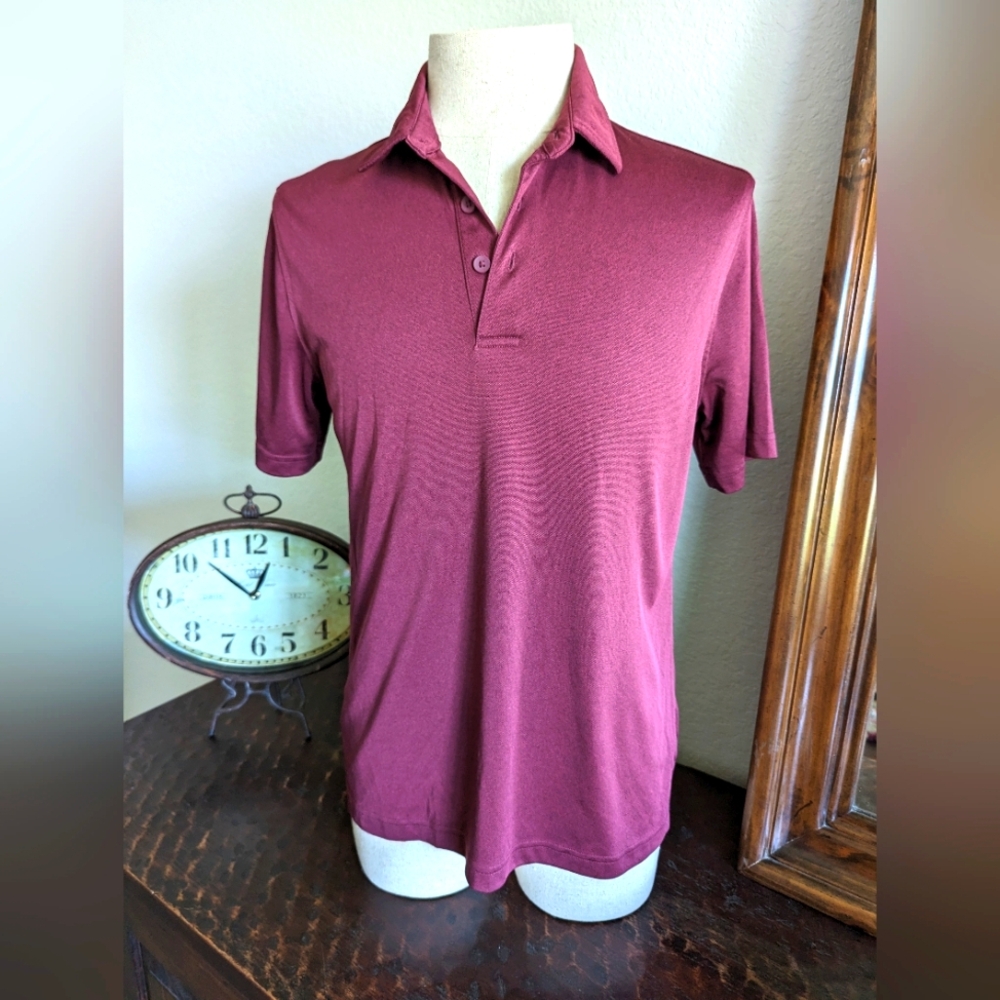 Men's Burgundy Polo Shirt